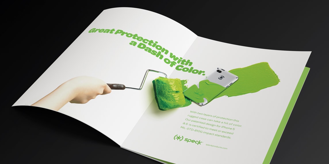 speck paint ad