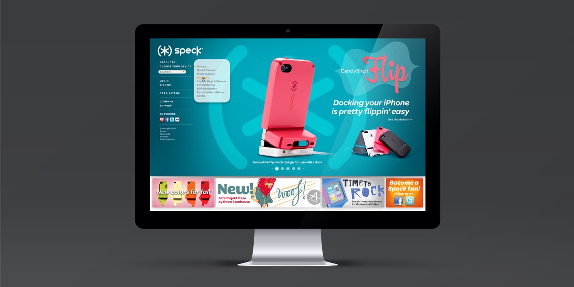 Speck website