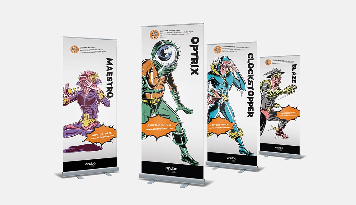 Aruba Titans Banners