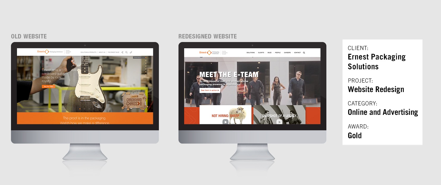 addys website redesign