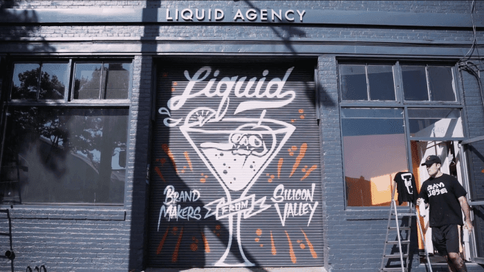 liquid street art
